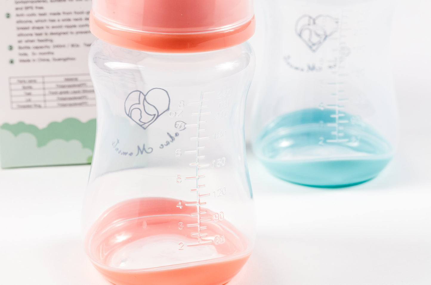 Wide Neck 8oz Nursing Baby Bottles