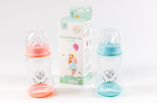 Wide Neck 8oz Nursing Baby Bottles